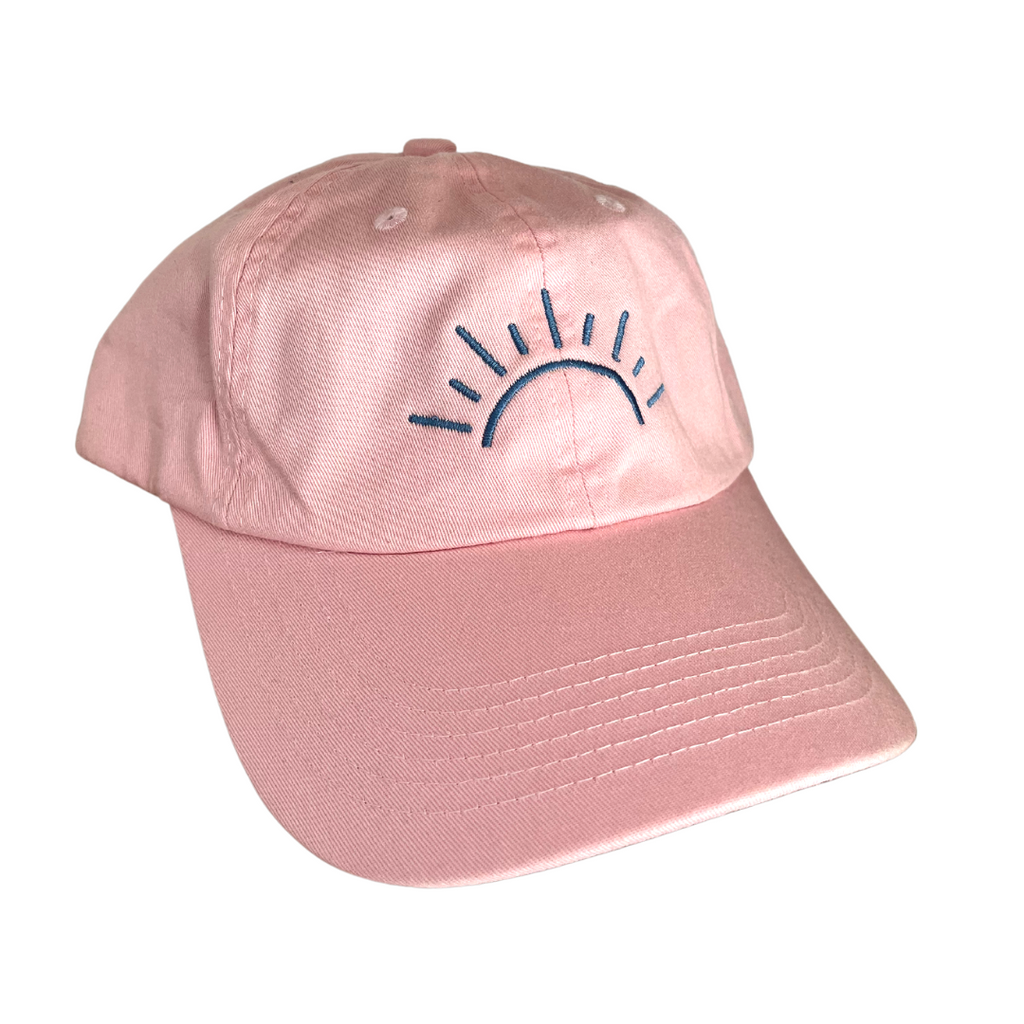 Pink Sun Baseball Hat