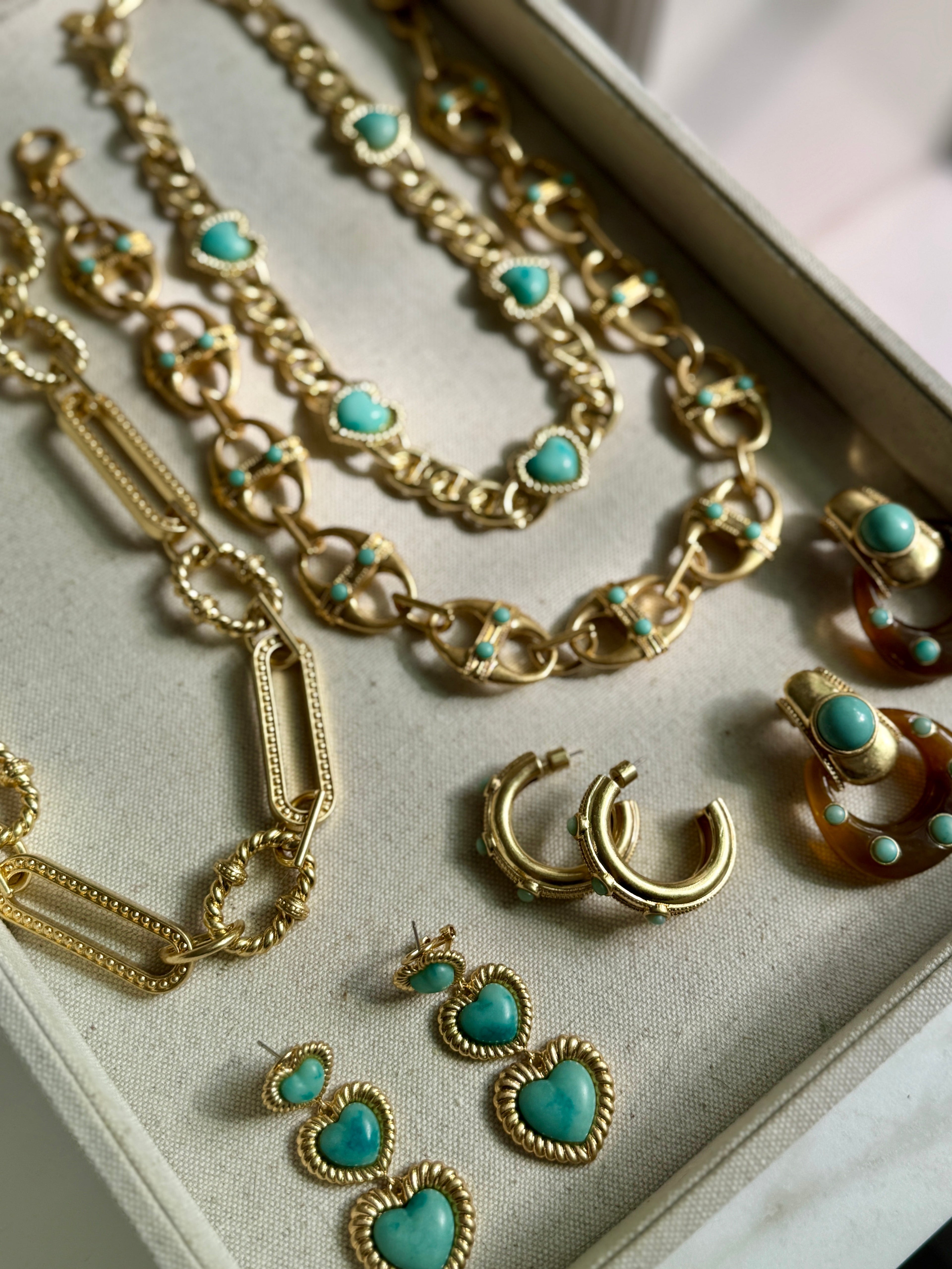 Olivia Gold Hoop Earring