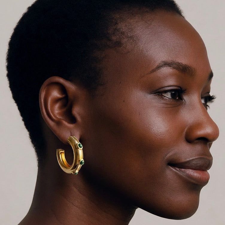 Olivia Gold Hoop Earring