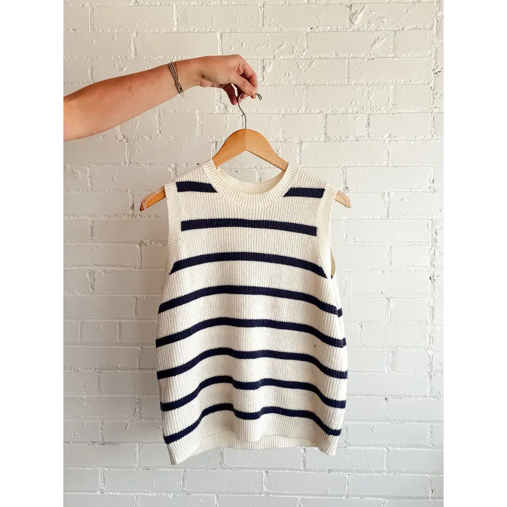 Colleen Striped Sweater Vest